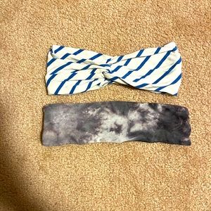 EUC Lululemon blue headbands set (2)